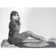 Tanweer Farooqi, 19 x 25 Inch, Graphite on Paper, Figurative Painting, AC-TF-017